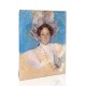 אדלין הבמאייר בכובע לבן - Mary Cassatt