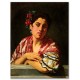 בחורה ספרדיה נשענת על אדן החלון - Mary Cassatt