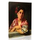 בחורה ספרדיה נשענת על אדן החלון - Mary Cassatt