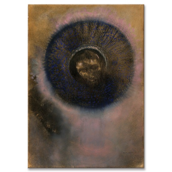 ראש בתוך הילה - Odilon Redon