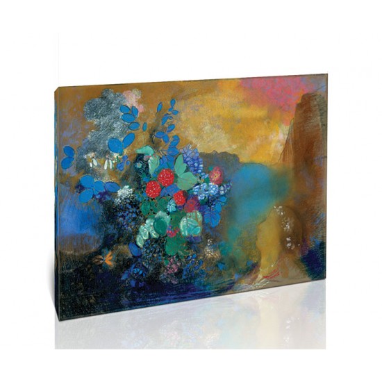 אופליה בין הפרחים - Odilon Redon