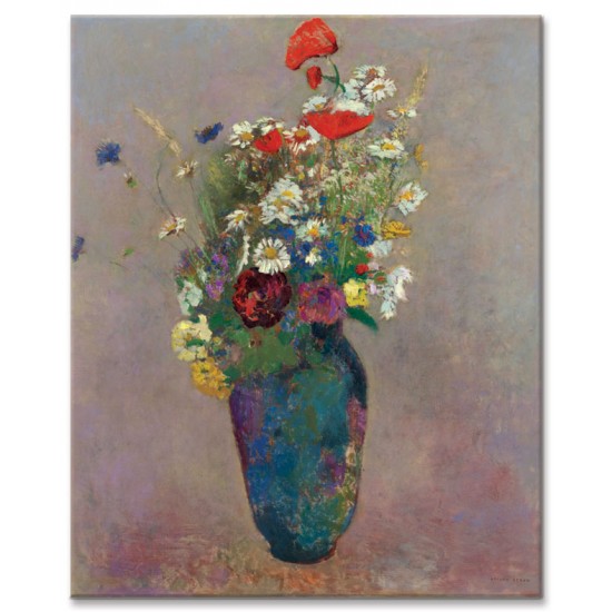 חיזיון - אגרטל פרחים - Odilon Redon