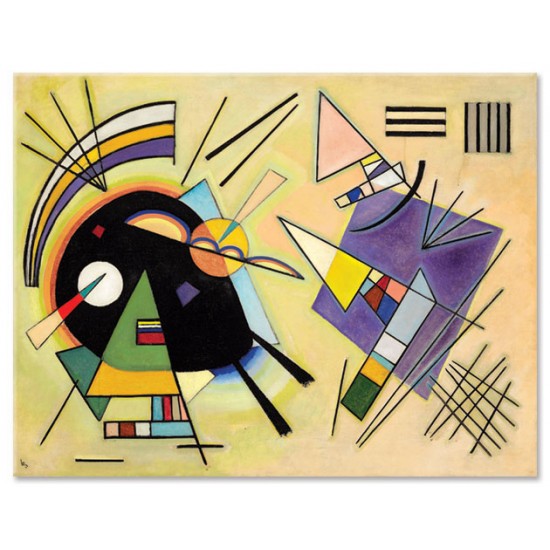 שחור וסגול - Wassily Kandinsky