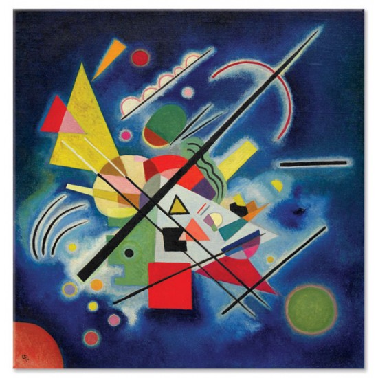 ציור כחול - Wassily Kandinsky