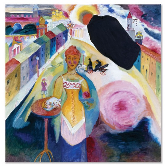 גברת במוסקבה - Wassily Kandinsky