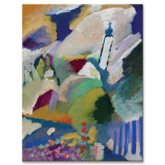 מורנאו וכנסייה - Wassily Kandinsky