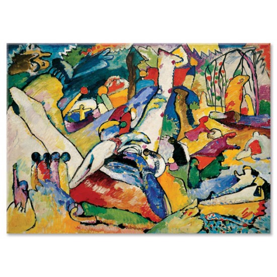 סקיצה לקומפוזיציה 2 - Wassily Kandinsky