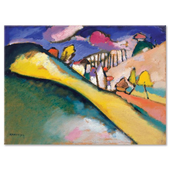 סקיצה לציור נוף - Wassily Kandinsky