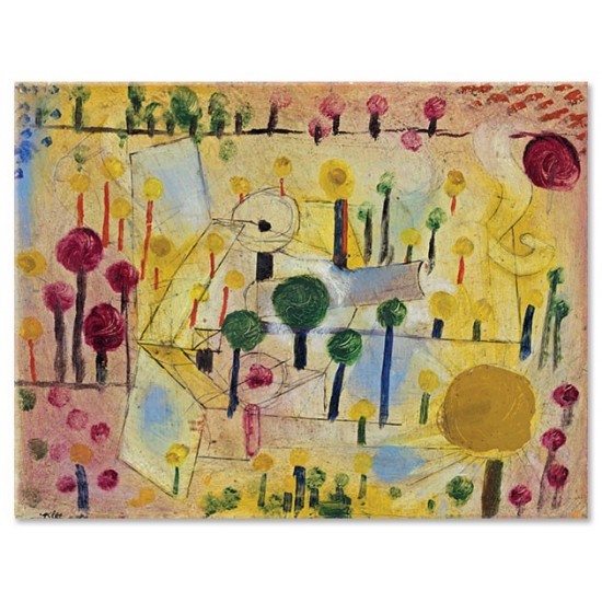 גינת אבסטרקט דמיונית - Paul Klee