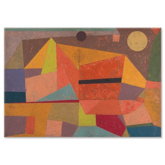 נוף הררי משמח - Paul Klee