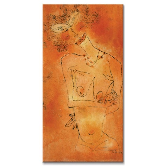 גברת מטה את ראשה - Paul Klee