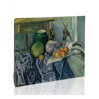 טבע דומם עם צנצנת ג'ינג'ר וחצילים