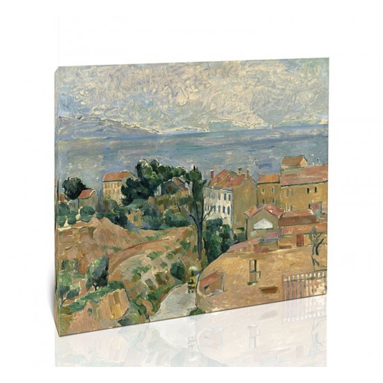 הנוף באסטק - Paul Cézanne