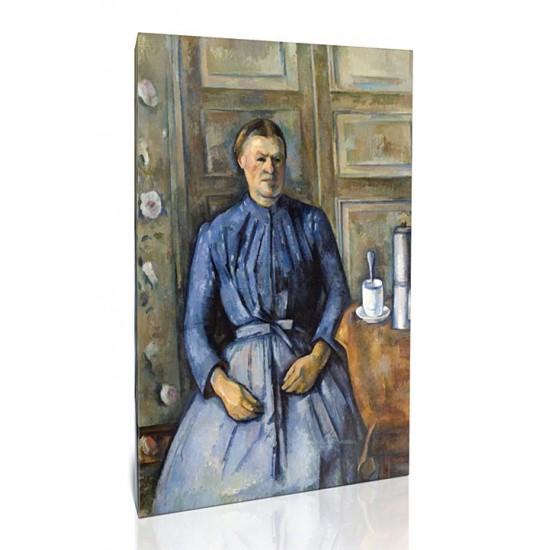 אישה וקנקן קפה - Paul Cézanne