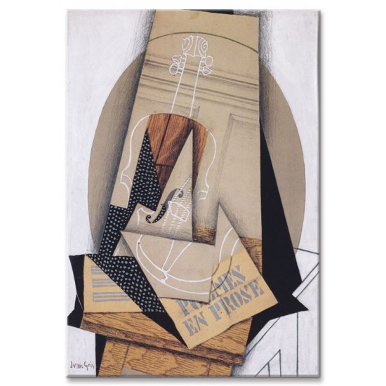 קומפוזיציה עם כינור - Juan Gris