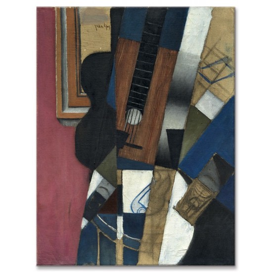 גיטרה ומקטרת - Juan Gris