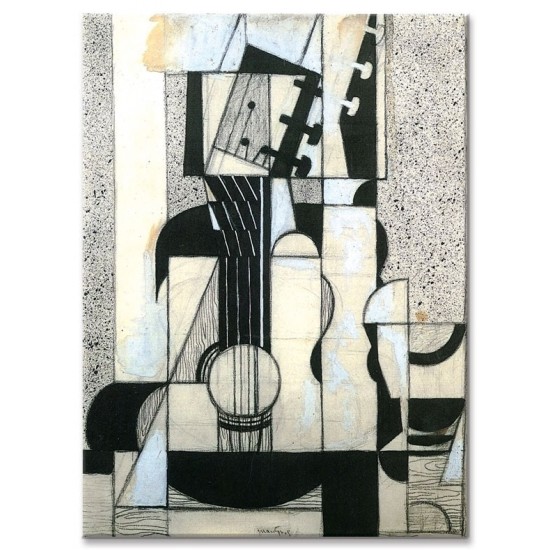 טבע דומם וגיטרה - Juan Gris