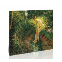רוחצת ביער