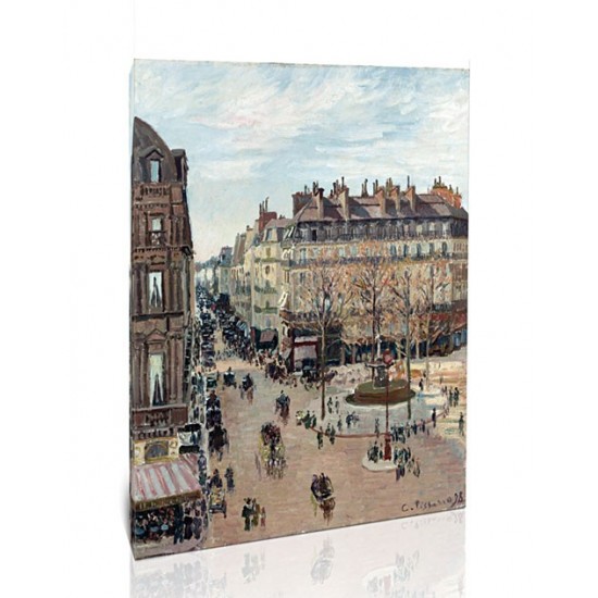 רחוב סנט אונורה אחרי הצהריים - Camille Pissarro