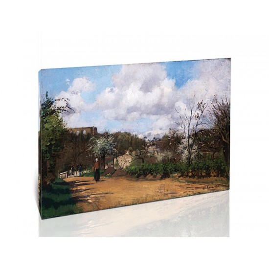 נוף מלובסיין - Camille Pissarro