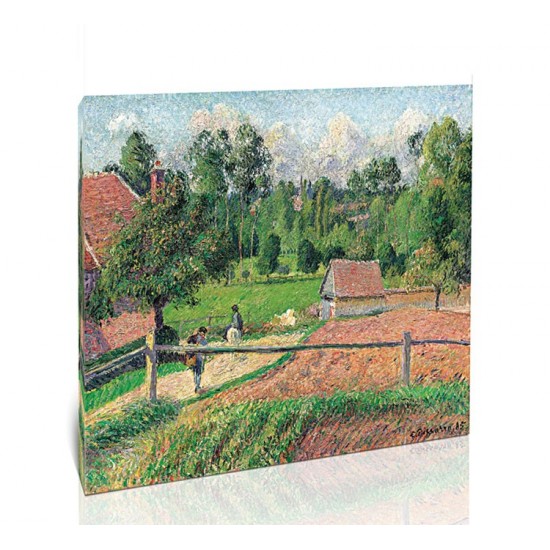 נוף מחלון האמן, ארגני - Camille Pissarro