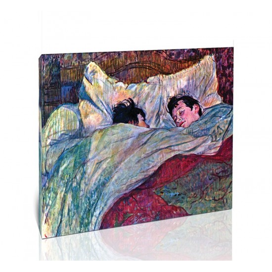 במיטה - Henri de Toulouse-Lautrec