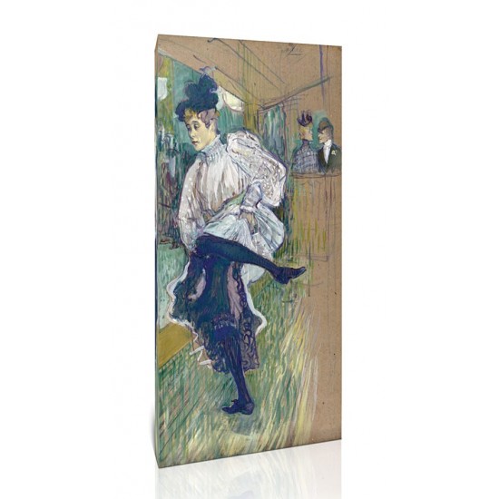 גיין אבריל רוקדת - Henri de Toulouse-Lautrec