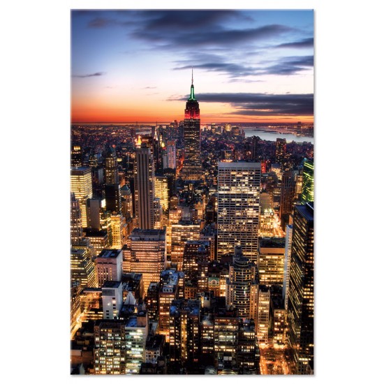 מגדל האמפייר סטייט, ניו יורק, תמונת קנבס נוף עירוני
