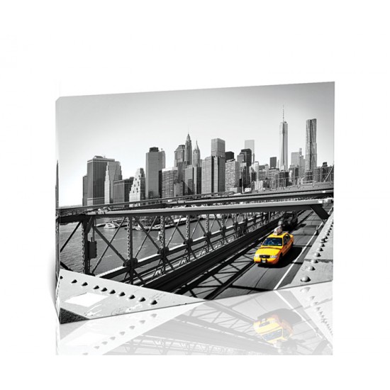 מונית על גשר, ניו יורק, תמונות קנבס לסלון