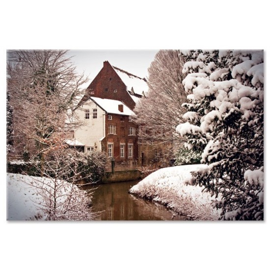שלג בהולנד, תמונות קנבס כפר