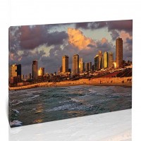 תל אביב בשקיעה