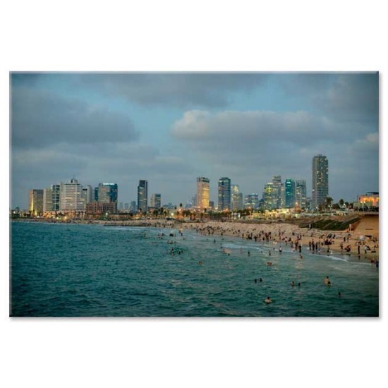 תל אביב, ערב - ישראל תל אביב, ערב, תמונות נוף ישראליות