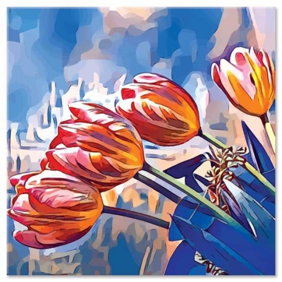 pop art - Tulips