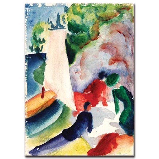 פיקניק על החוף - August Macke