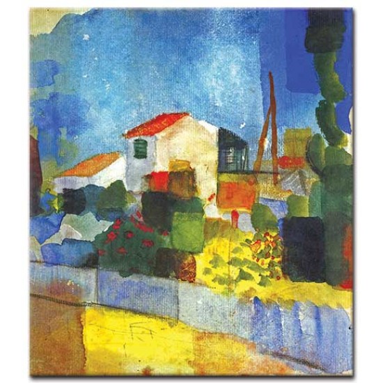 הבית הבהיר - August Macke