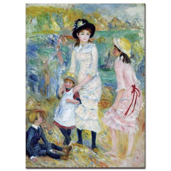 ילדים בחוף הים, גרנזי - August Renoir