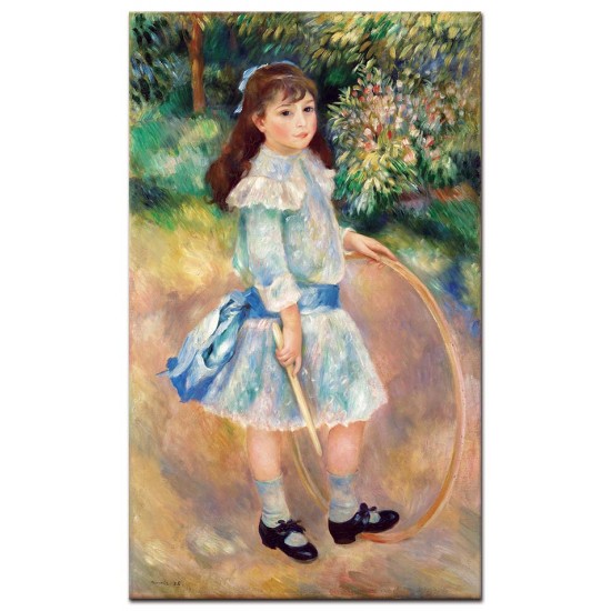 ילדה עם חישוק - August Renoir