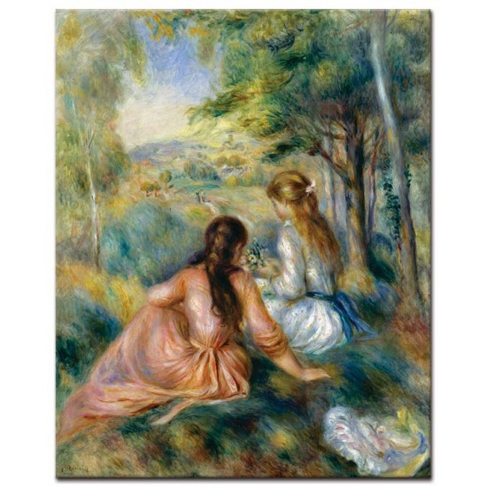 נערות צעירות באחו - August Renoir