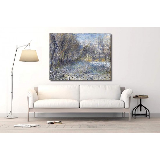 נוף מכוסה בשלג - August Renoir