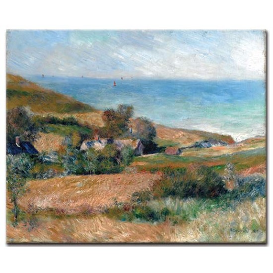 חוף ליד וארגמונט בנורמנדי - August Renoir