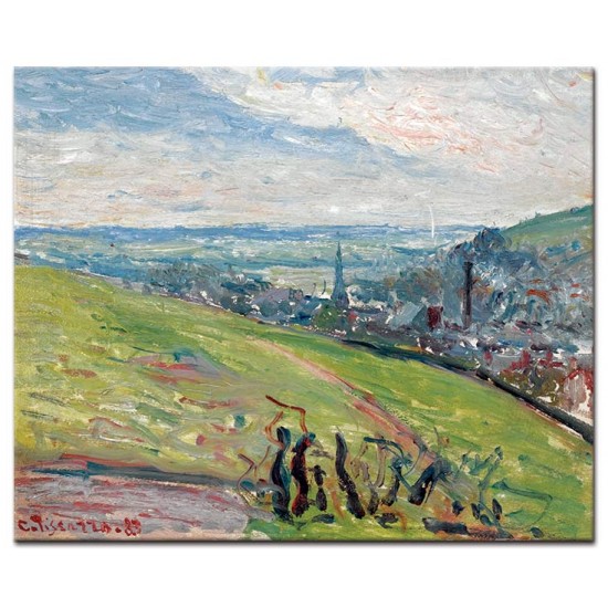 סביבת רואן - Camille Pissarro