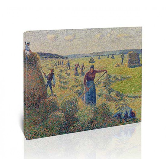 קציר של חציר בארגני - Camille Pissarro