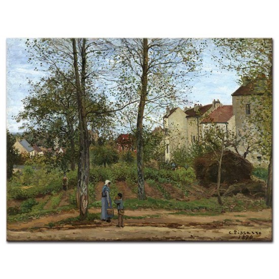 בתים בבוגיוול (סתיו) - Camille Pissarro