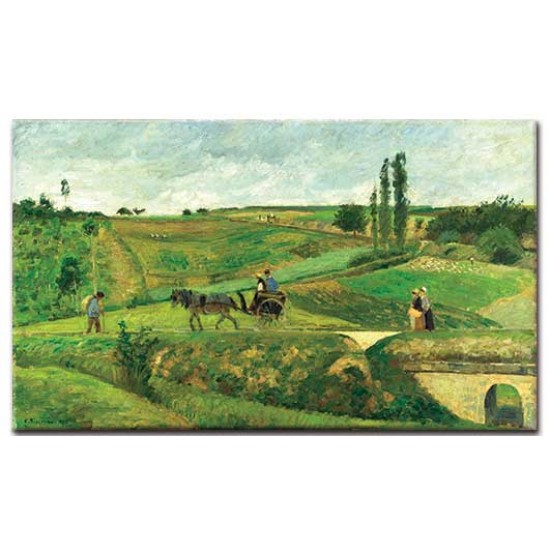 נוף, סנט תומס - Camille Pissarro