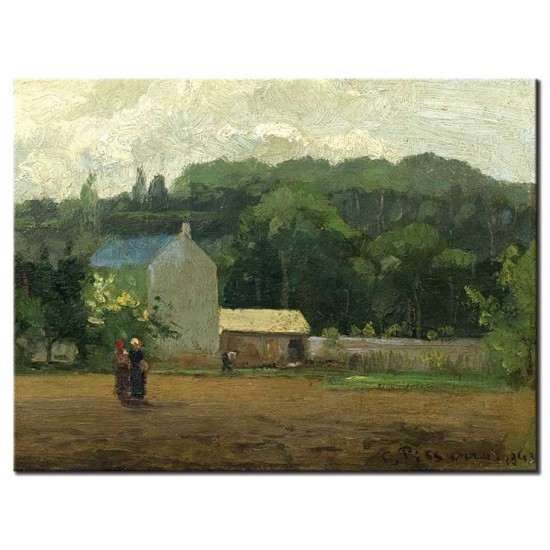 נוף בוארן סנט-הילייר - Camille Pissarro