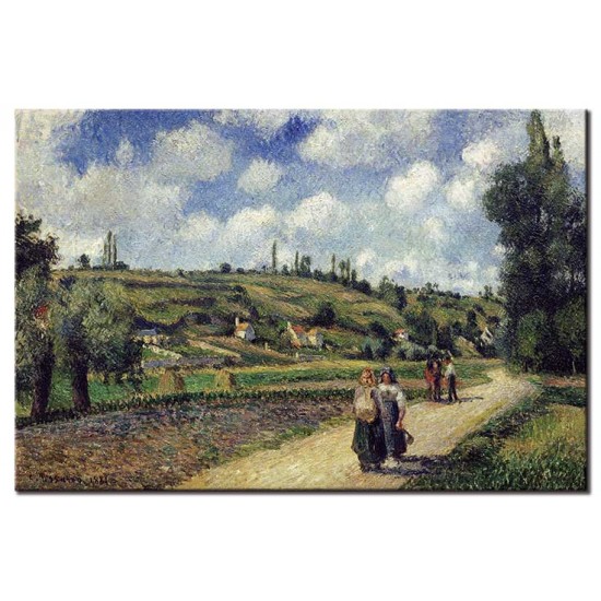 הדרך לאוורס - Camille Pissarro