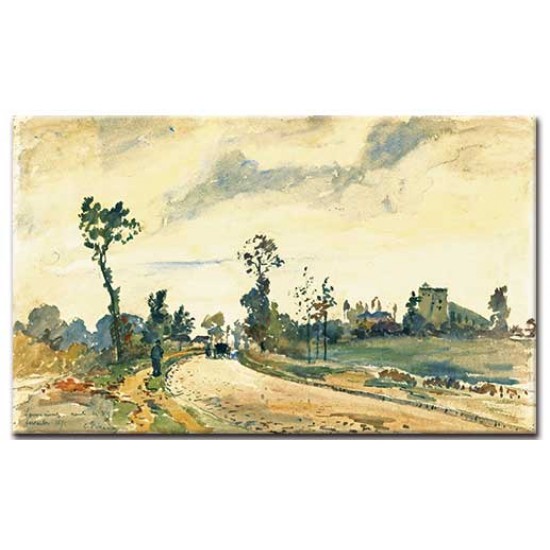 לוביסיין, הדרך לסנט גרמיין - Camille Pissarro