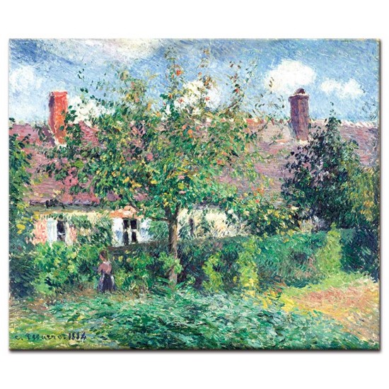 בית איכרים, ארגני - Camille Pissarro