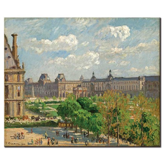 כיכר קרוסל, פריז - Camille Pissarro