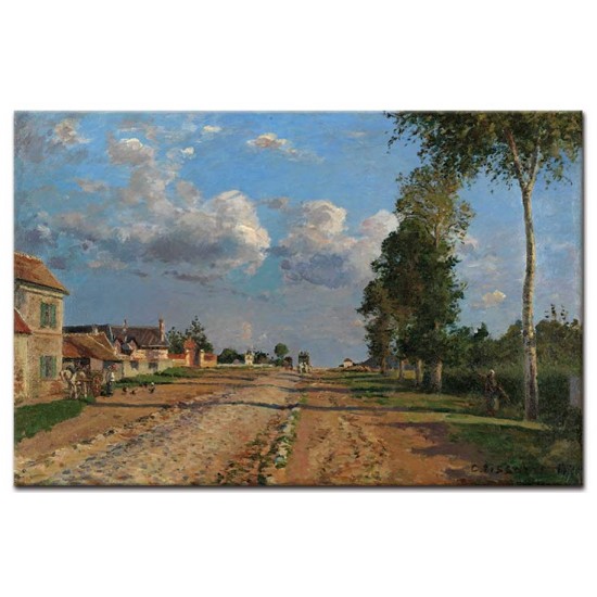 הדרך לורסאי - Camille Pissarro